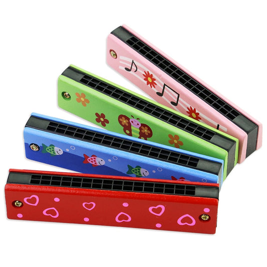 16 Holes Cute Harmonica Musical instrument Montessori Educational Toys