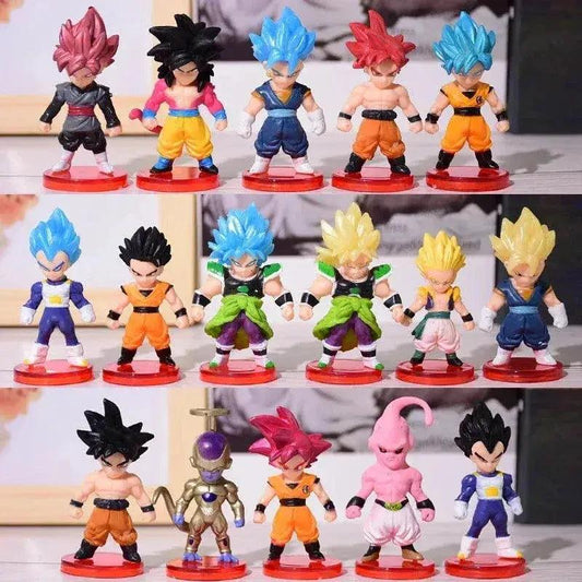  16 Pcs Set Dragon Ball Super Son Goku Gohan Vegeta Broly Piccolo Majin Buu Action Anime Figurine Mini Figures -  ToylandEU™