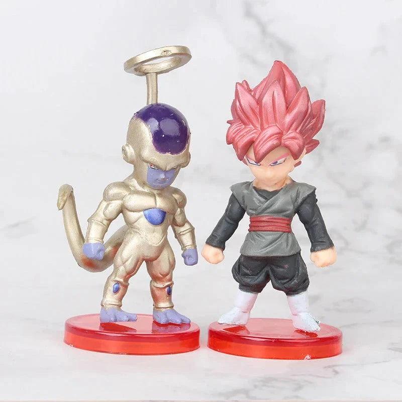 16 Pcs Set Dragon Ball Super Son Goku Gohan Vegeta Broly Piccolo Majin Buu Action Anime Figurine Mini Figures