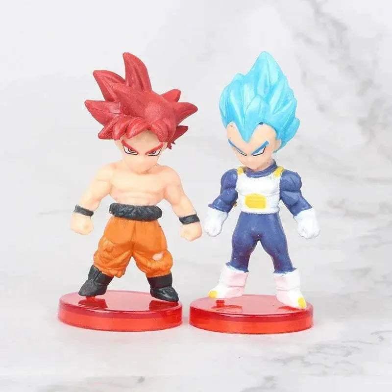 16 Pcs Set Dragon Ball Super Son Goku Gohan Vegeta Broly Piccolo Majin Buu Action Anime Figurine Mini Figures - ToylandEU