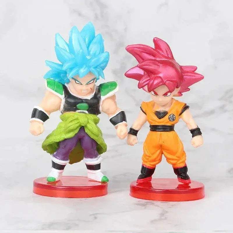 16 Pcs Set Dragon Ball Super Son Goku Gohan Vegeta Broly Piccolo Majin Buu Action Anime Figurine Mini Figures - ToylandEU