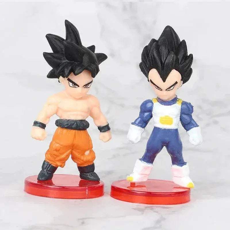16 Pcs Set Dragon Ball Super Son Goku Gohan Vegeta Broly Piccolo Majin Buu Action Anime Figurine Mini Figures - ToylandEU