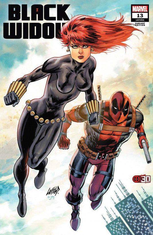 Black Widow #13 Lifefeld Deadpool 30th Variant | Marvel Comic Book | Rated T+ | Variant Edition