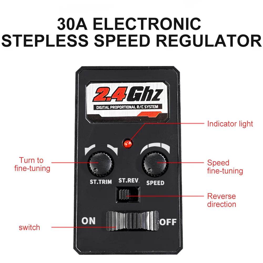 16102 1:16 Rc Car With Led Light 4WD 50km/h High Speed Drift Vehicle - ToylandEU