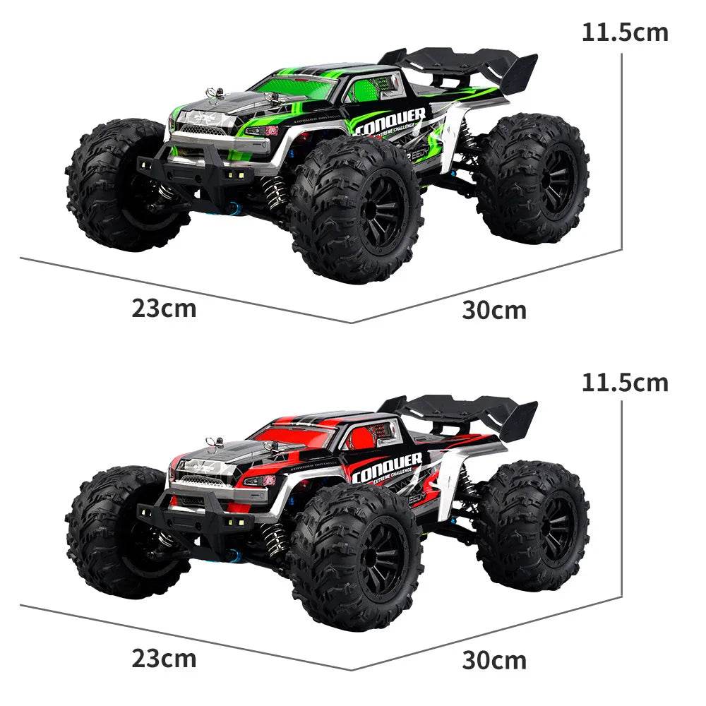 16102 1:16 Rc Car With Led Light 4WD 50km/h High Speed Drift Vehicle - ToylandEU