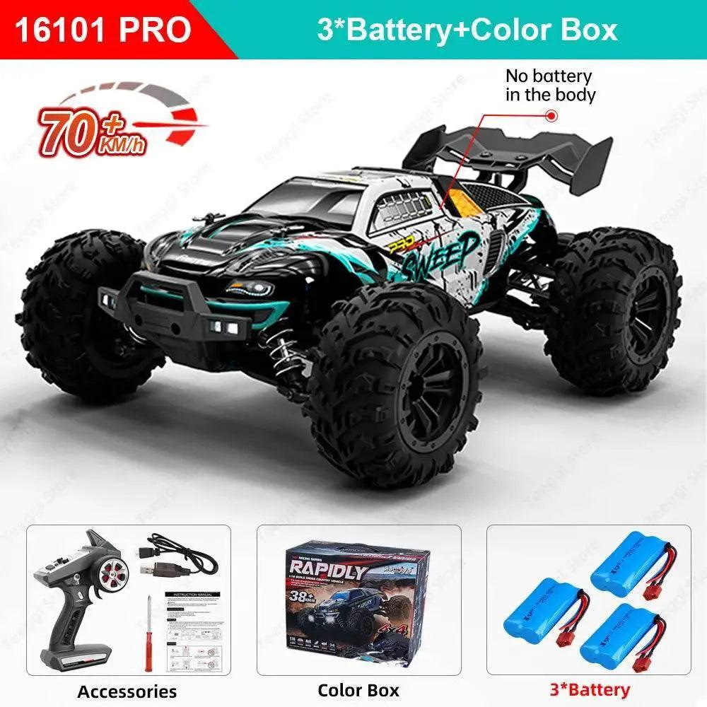  16102 PRO 1:16 High Speed RC Car With LED Light Drift -  ToylandEU™