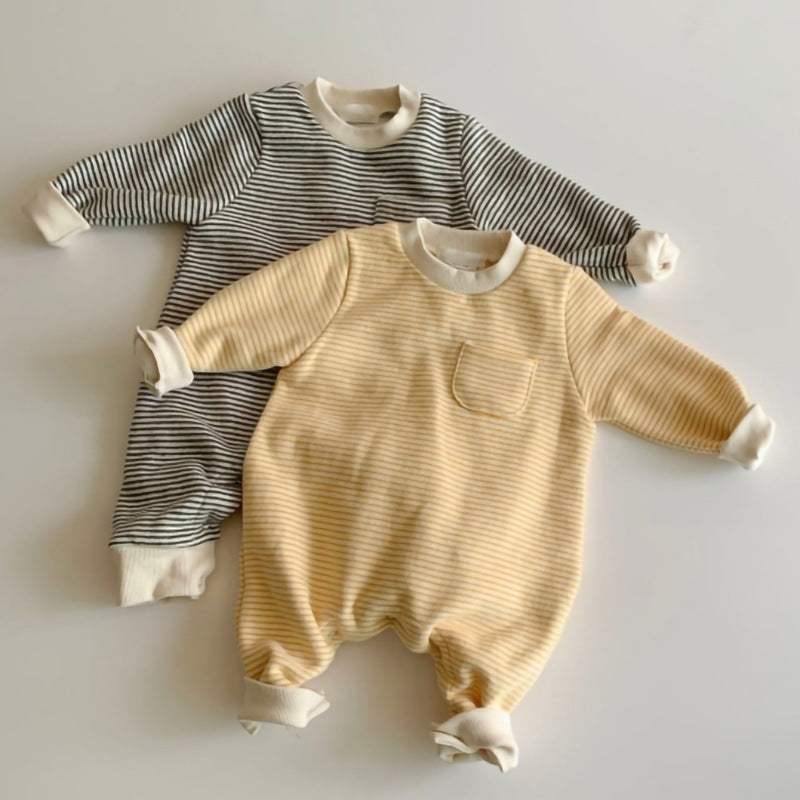Baby Striped Outdoor Jumpsuit | Cotton | Baby & Children's One-Pieces