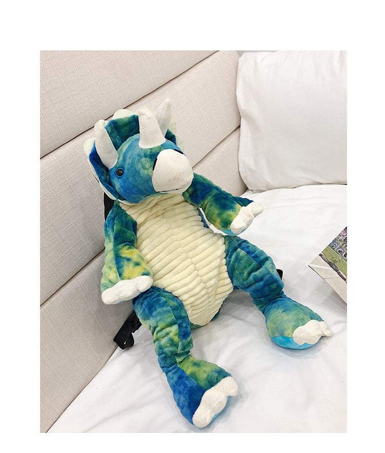 Simulation Big Dinosaur Plush Backpack | Cartoon