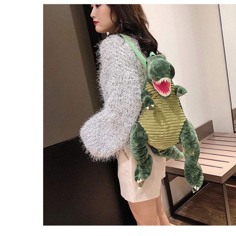 Simulation Big Dinosaur Plush Backpack | Cartoon