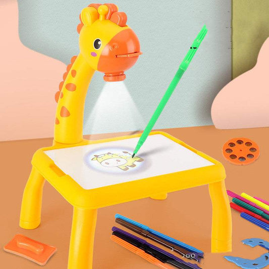 Kids' LED Projector Drawing Table | ABS Plastic | Drawing & Painting Kits