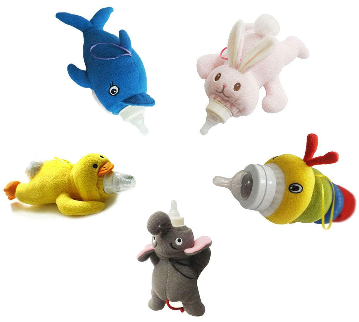 Plush Bottle Cover | Heat Preservation | Duck Design | Baby Feeding