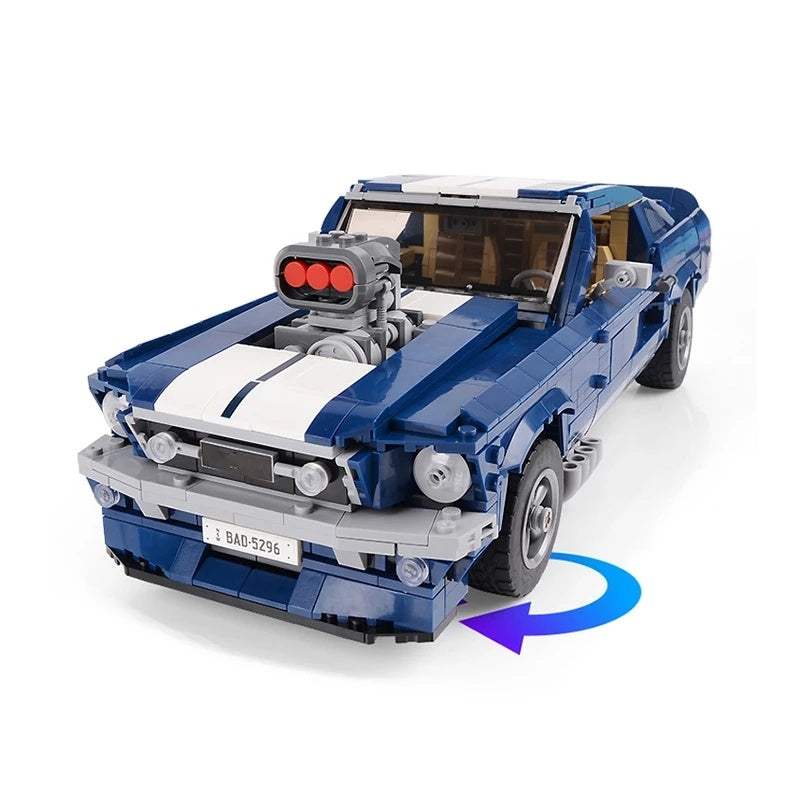 Building Blocks | Ford Mustang GT Replica | Kids Learning Kit | Ages 7 To 14