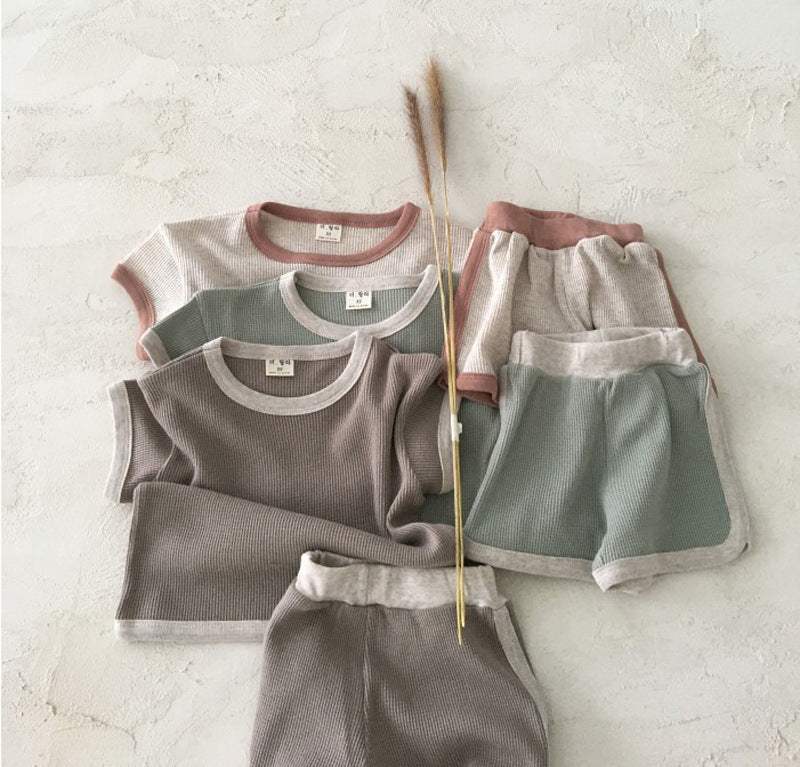 Infant Casual Sports Short-Sleeve Pants Suit | Cotton | Baby & Children's Outfits