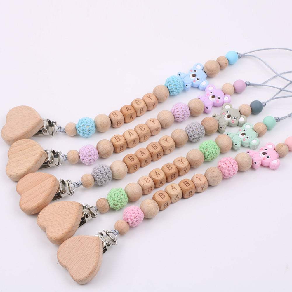 Beech Wood Koala Pacifier Chain | 31 cm