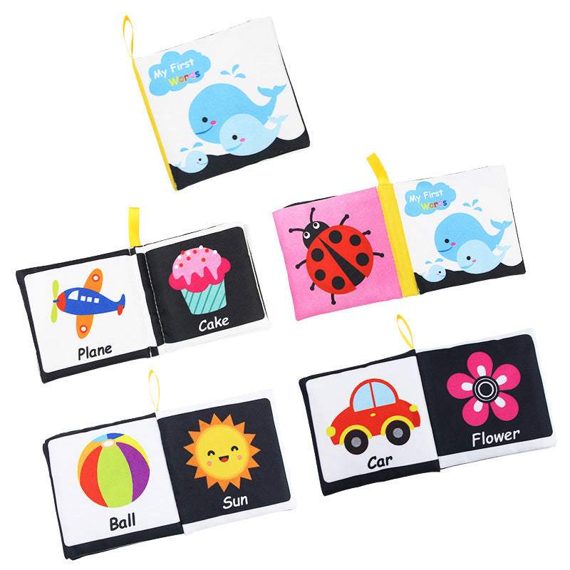 Baby Black And White Cloth Book | Visual Stimulation
