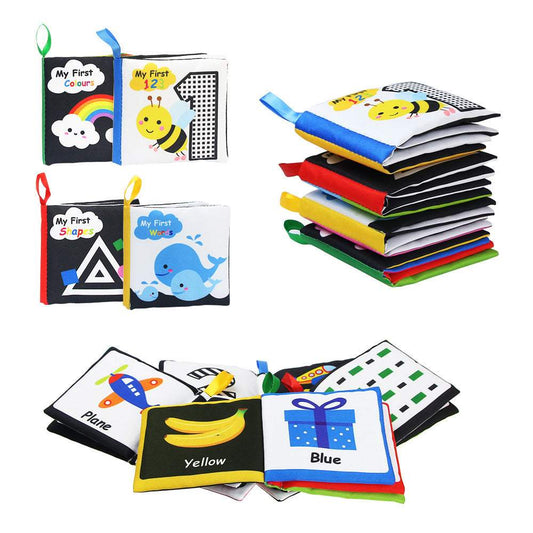 Baby Black And White Cloth Book | Visual Stimulation