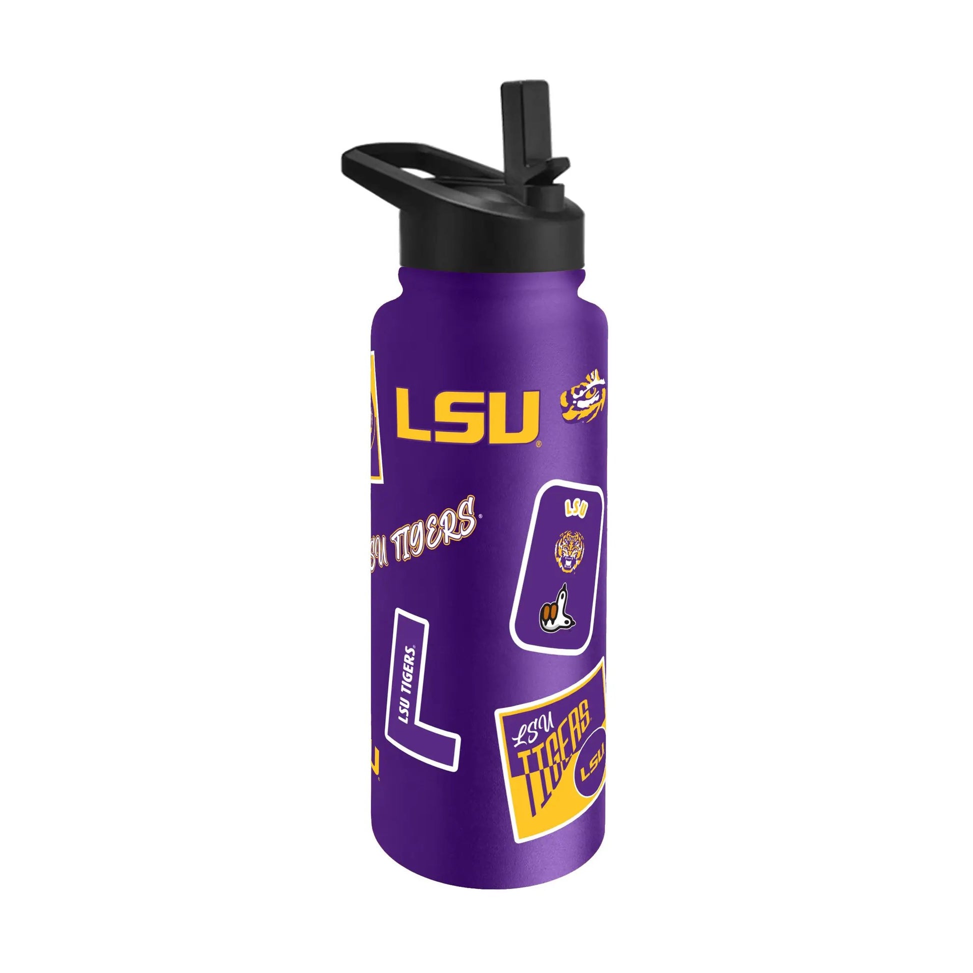 LSU Tigers Quencher Bottle 34oz Stainless Steel Dreamweave