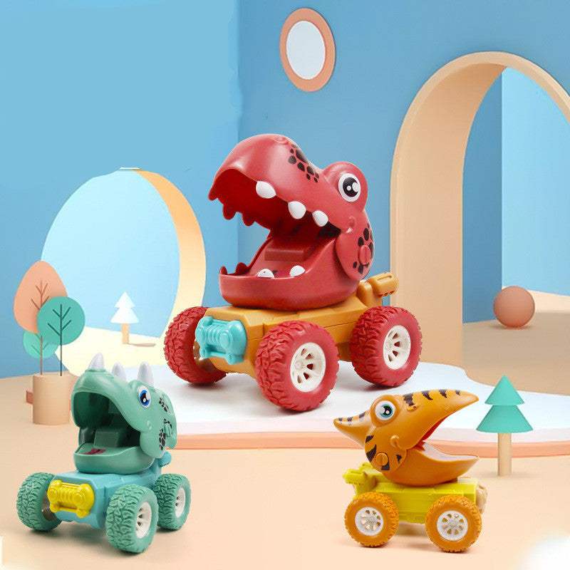 Dinosaur Owl Snail Push Sliding Car Toy | Plastic | Play Vehicles