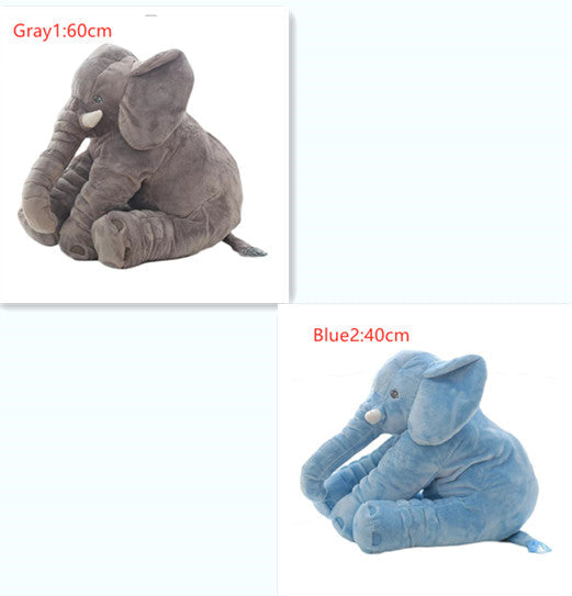 Elephant Baby Sleep Comfort Pillow with Blanket and PP Cotton Stuffing - ToylandEU