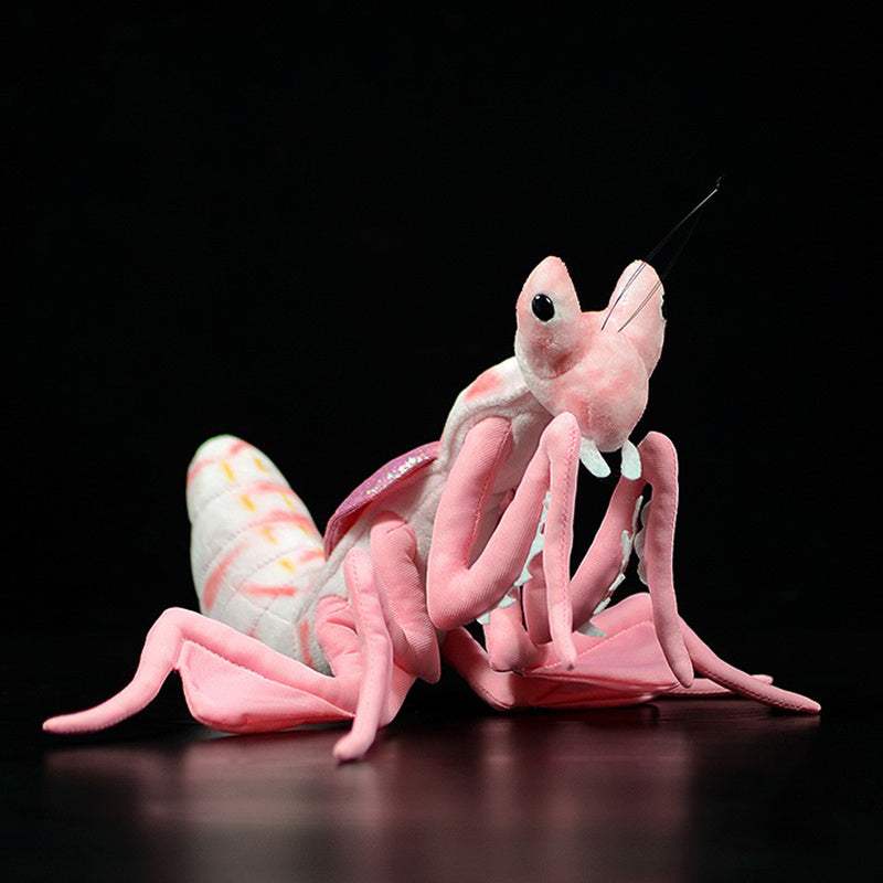 Lifelike Pink And Green Praying Mantis Plush | For Girls | Stuffed Animals