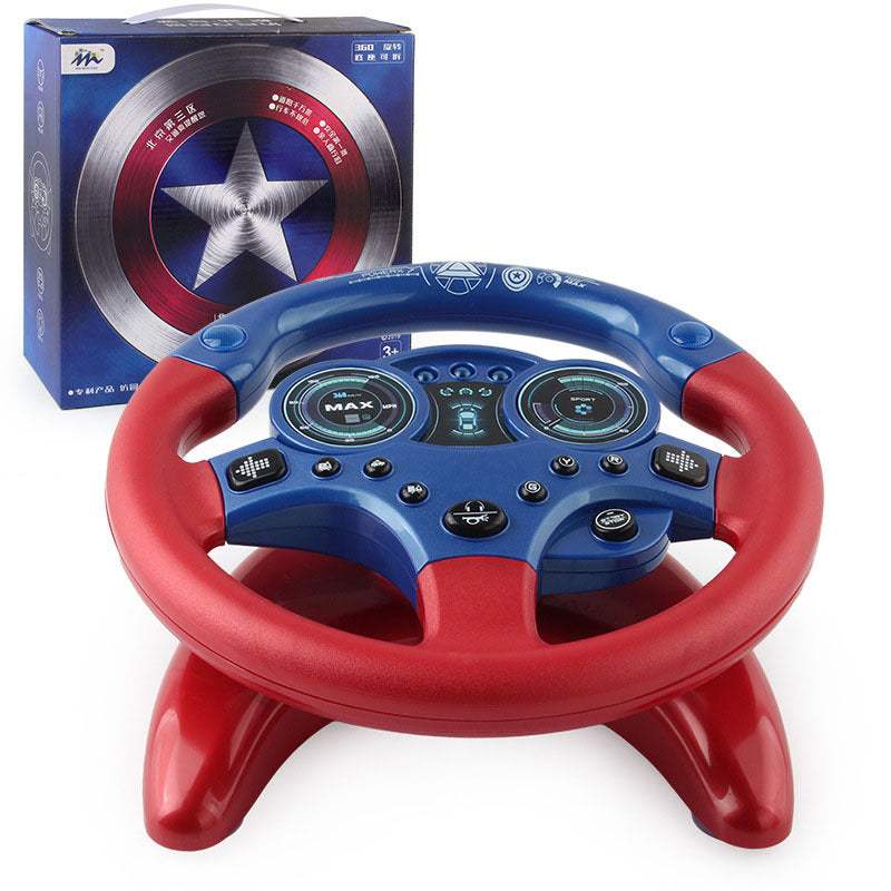 Co-Pilot Simulation Steering Wheel Toy | Pretend Play