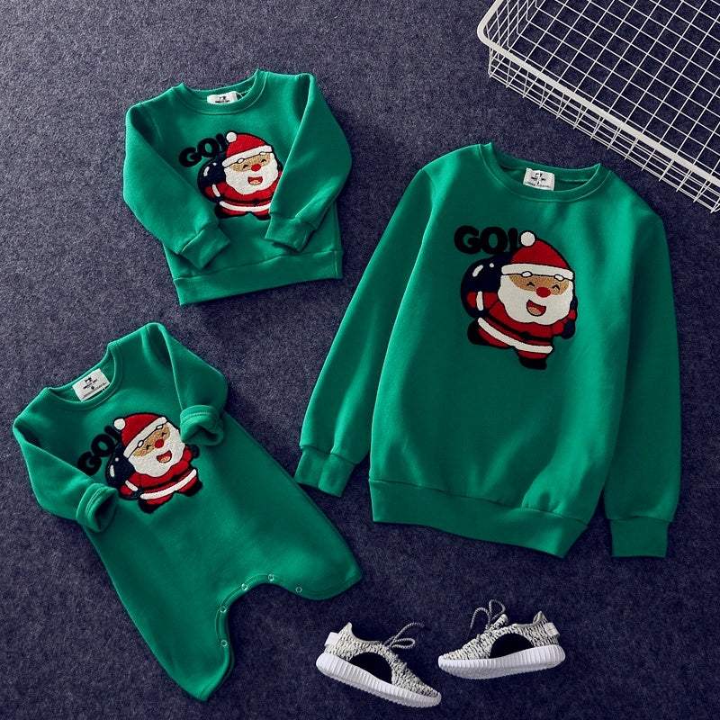 Kids' Christmas Cotton Clothes Set | Cartoon Animation | Unisex