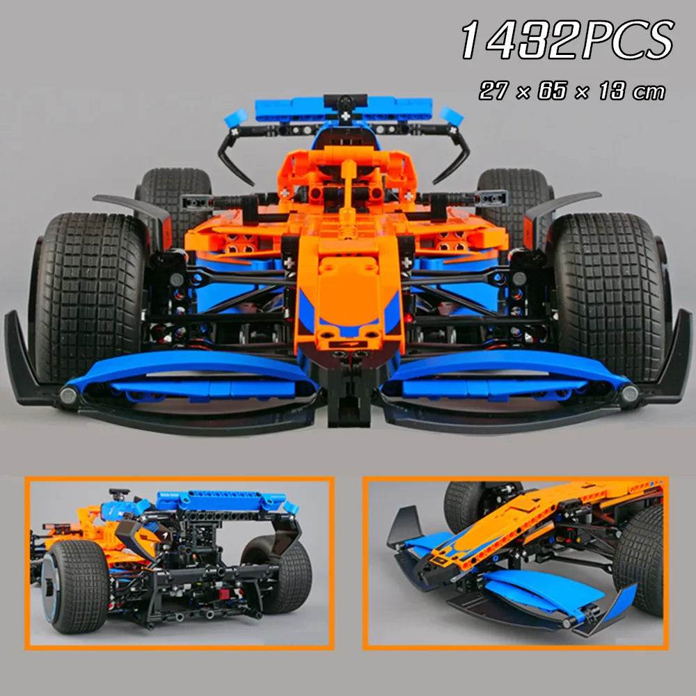 1642Pcs F1 W14 E Technical 1:8 Racing Building Blocks Set - ToylandEU