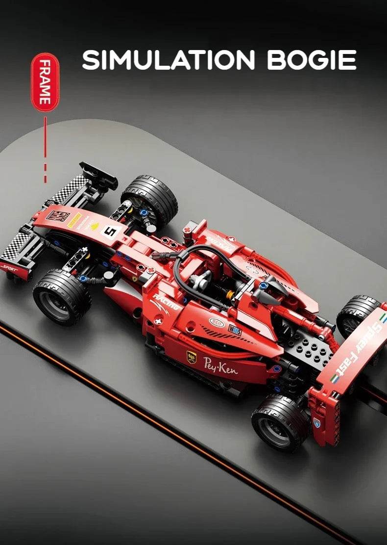 1642Pcs F1 W14 E Technical 1:8 Racing Building Blocks Set - ToylandEU