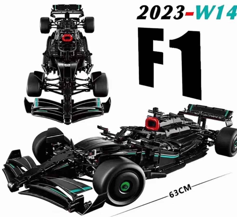 1642Pcs F1 W14 E Technical 1:8 Racing Building Blocks Set - ToylandEU