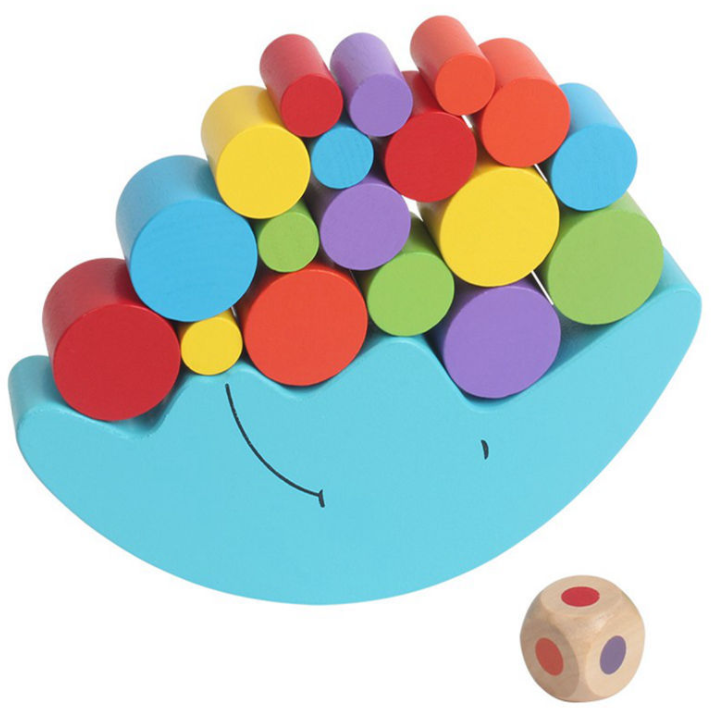 Moon Balance Game Wooden Toy for 2-4 Year Old Kids Toyland EU