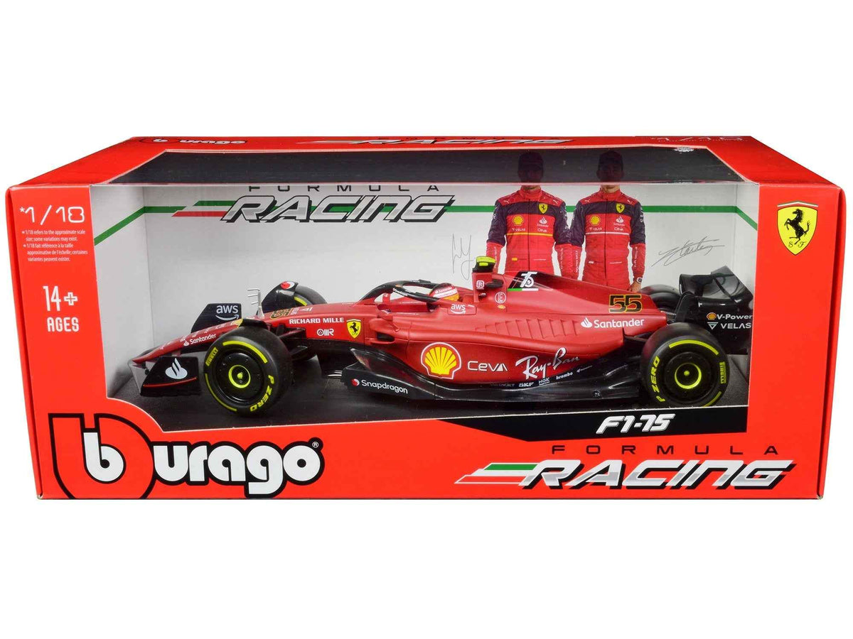 Ferrari F1 Diecast Model | 1/18 Scale | Steerable Wheels | Carlos Sainz