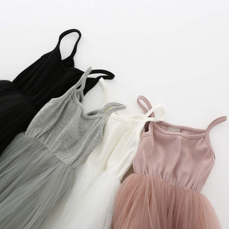 Girls Suspender Dress | 100% Cotton | Pleated Skirt | 80-120cm