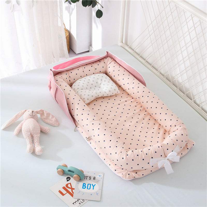 Portable Baby Crib | Compact Travel Bed, Infants