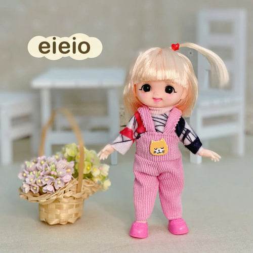 16CM BjD Doll with 13 Articulated Joints & Colorful Eye Selections - ToylandEU