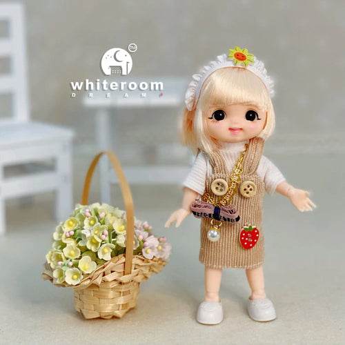 16CM BjD Doll with 13 Articulated Joints & Colorful Eye Selections - ToylandEU