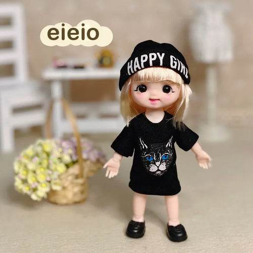 16CM BjD Doll with 13 Articulated Joints & Colorful Eye Selections - ToylandEU