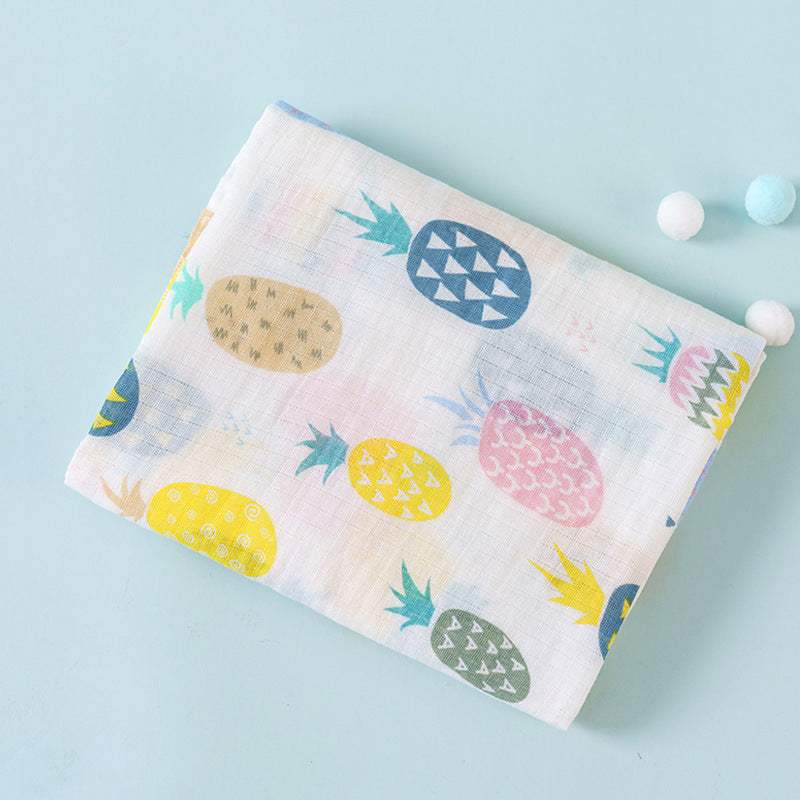 Cotton Double-Layer Cartoon Baby Blanket | Cotton | Baby Blanket