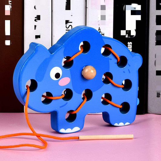 Wooden Threading Toys | Fine Motor Skills, Ages 4-6