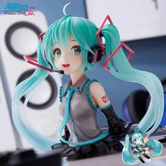 16cm Anime Hatsune Miku Three Colors Collectible Kawaii PVC Model Doll Toys for Christmas Gifts - ToylandEU