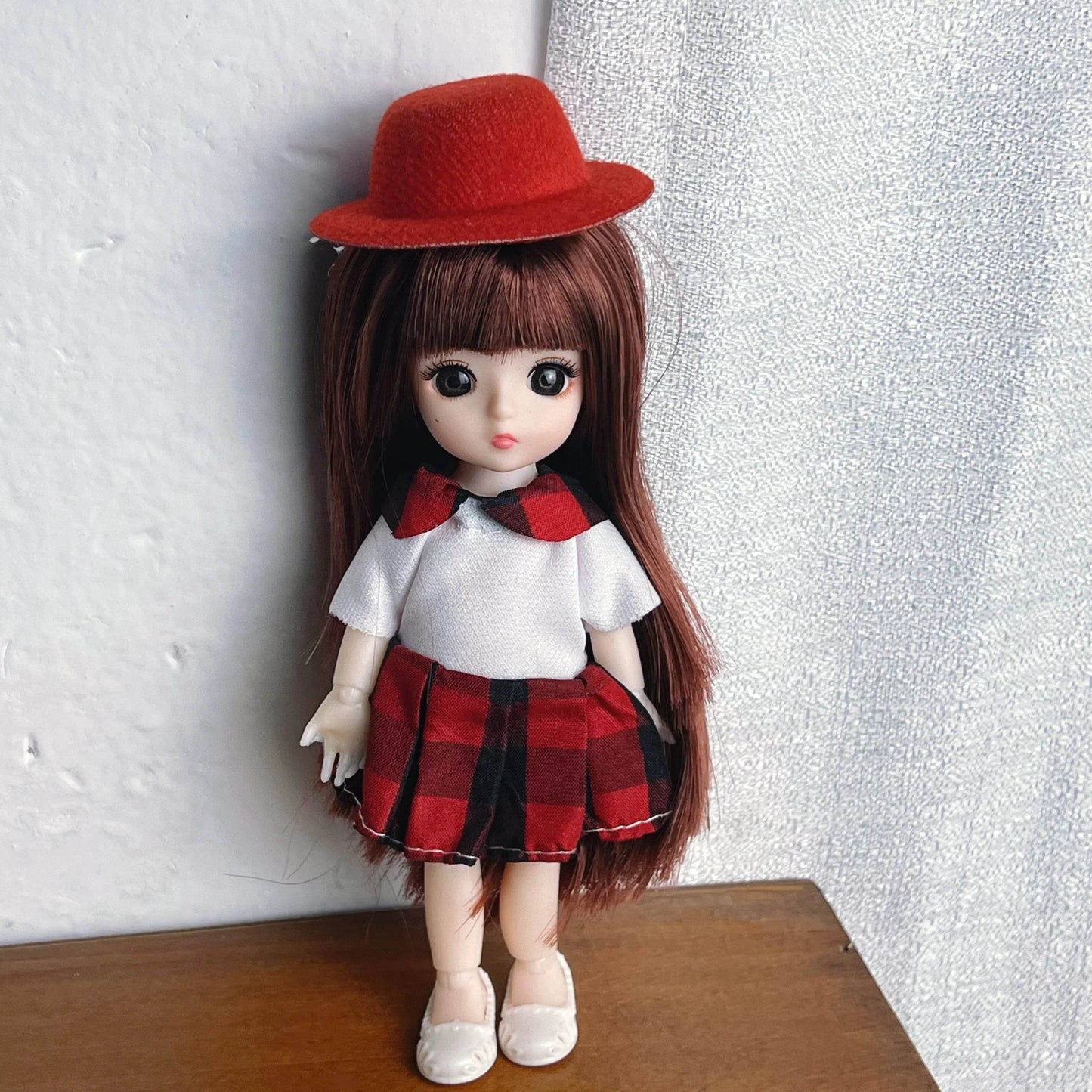 16cm Bjd Dolls for Girls 1/8 Bjd Doll DIY Toy with Clothes - ToylandEU