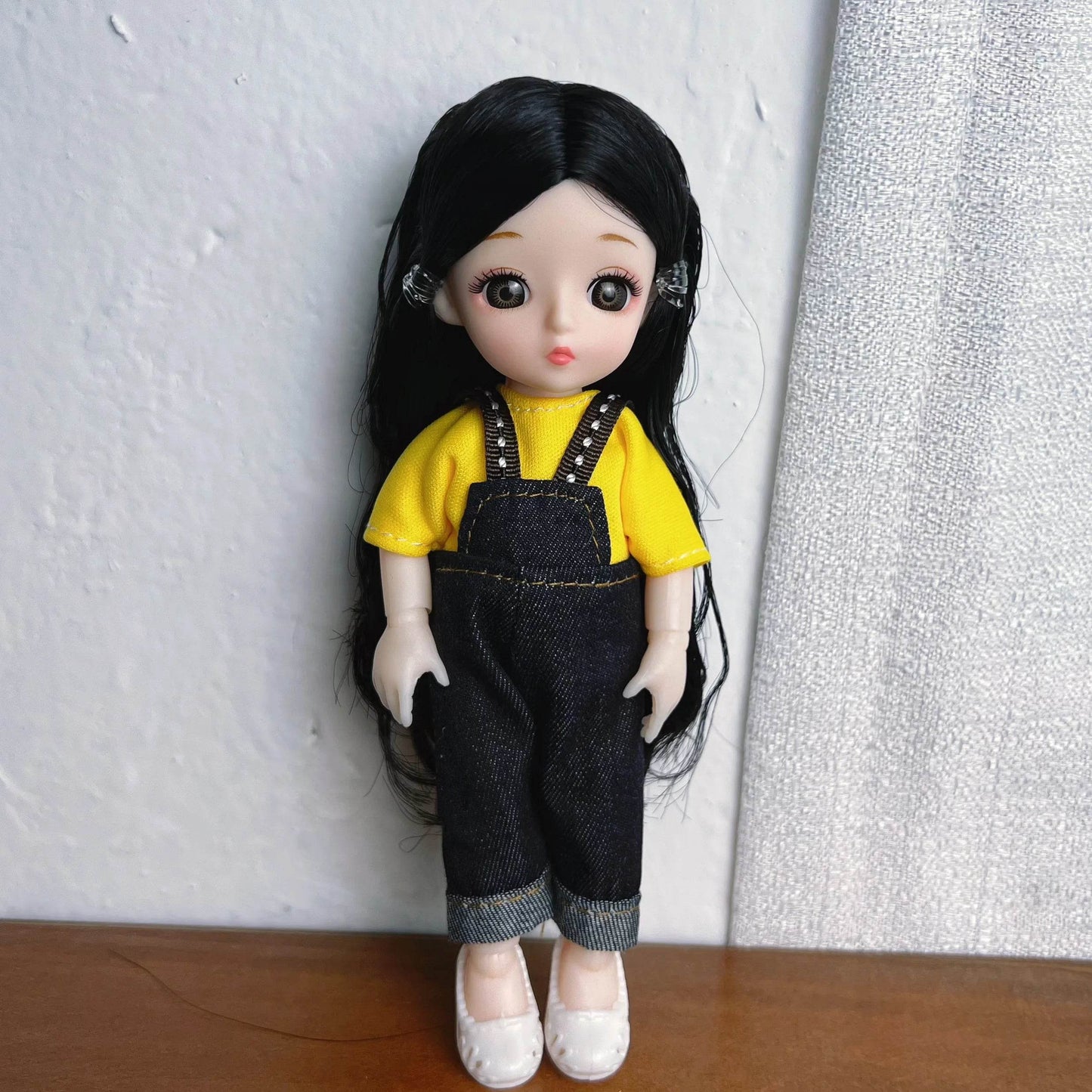 16cm Bjd Dolls for Girls 1/8 Bjd Doll DIY Toy with Clothes - ToylandEU