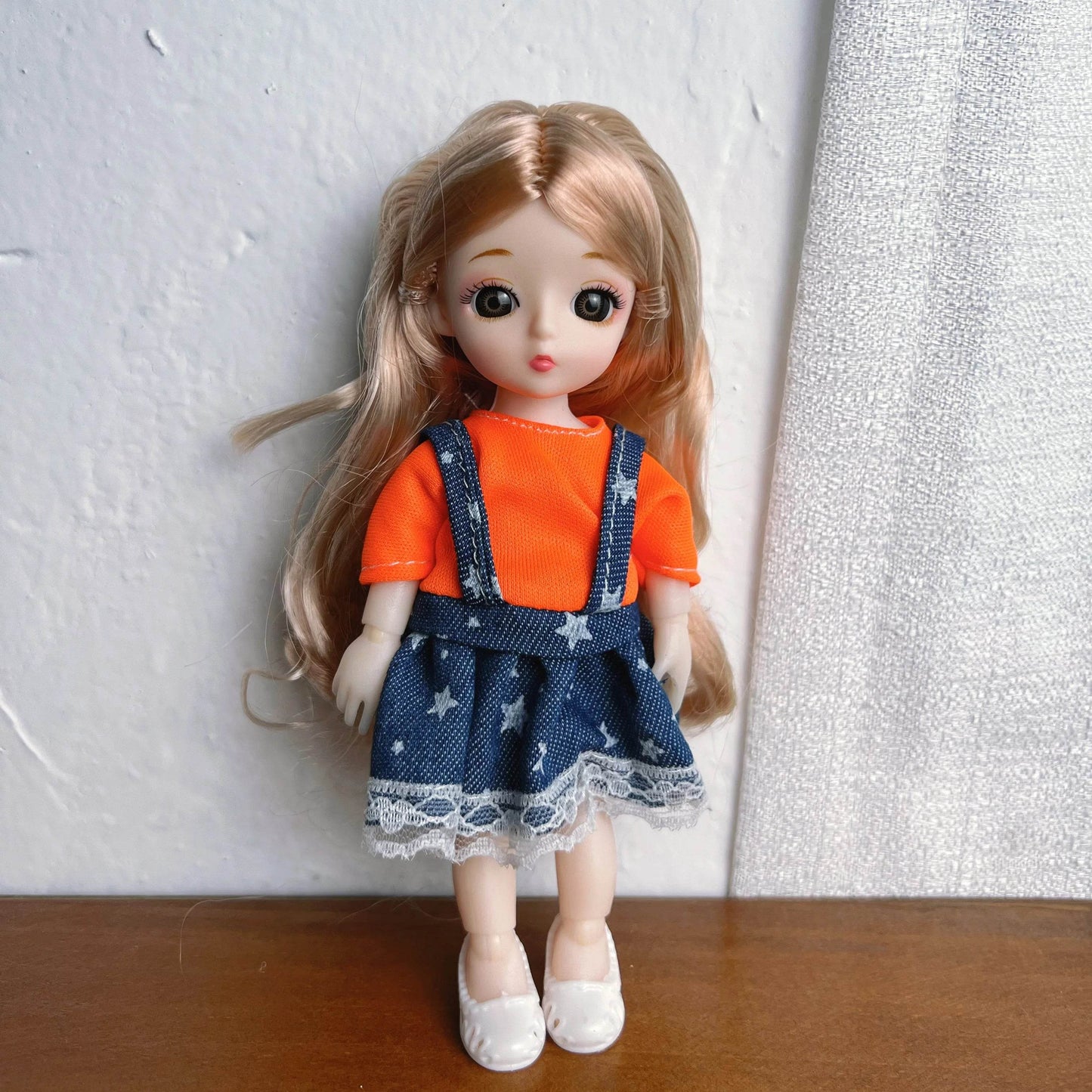 16cm Bjd Dolls for Girls 1/8 Bjd Doll DIY Toy with Clothes - ToylandEU