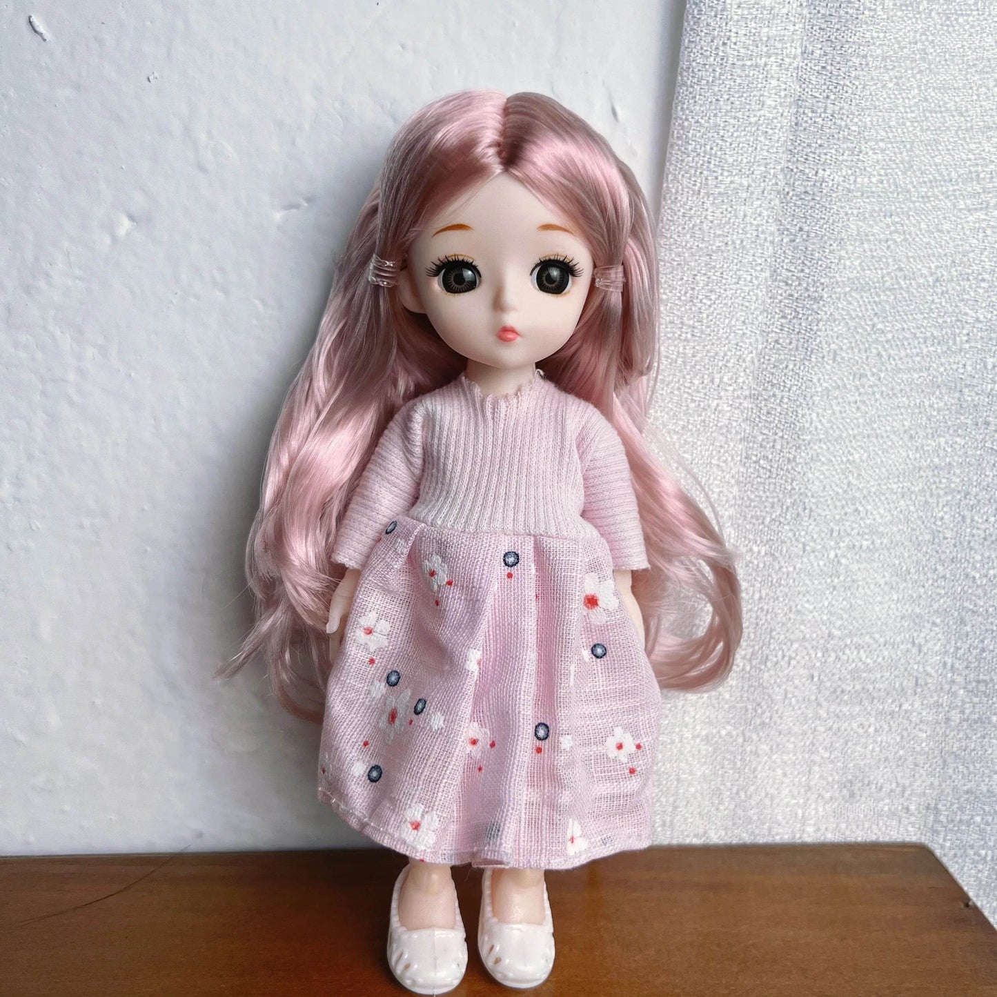 16cm Bjd Dolls for Girls 1/8 Bjd Doll DIY Toy with Clothes - ToylandEU