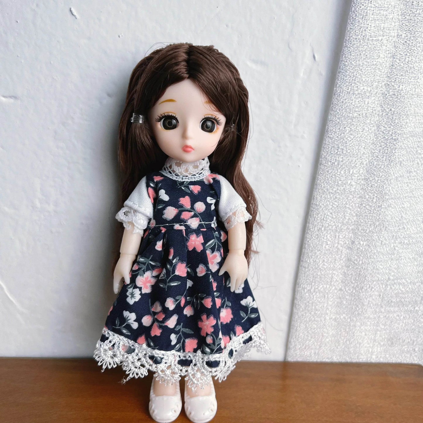 16cm Bjd Dolls for Girls 1/8 Bjd Doll DIY Toy with Clothes - ToylandEU