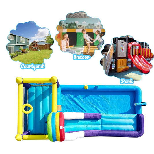  16ft Inflatable Water Slide Durable With Splash Pool -  ToylandEU™