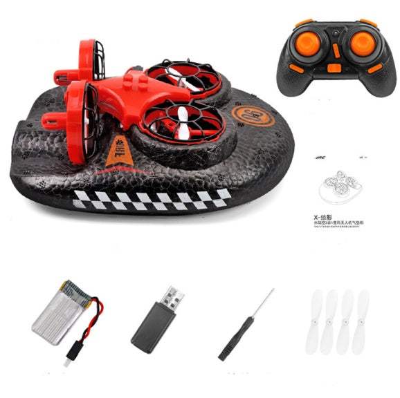 3In1 RC Hovercraft | Air Land Water Modes | One-Touch Start | Soft Foam Kids Toy