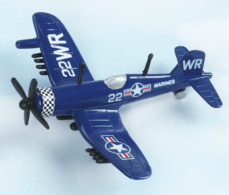 Hot Wings F4U Corsair | Marines | Connectable Runway | Collector Card