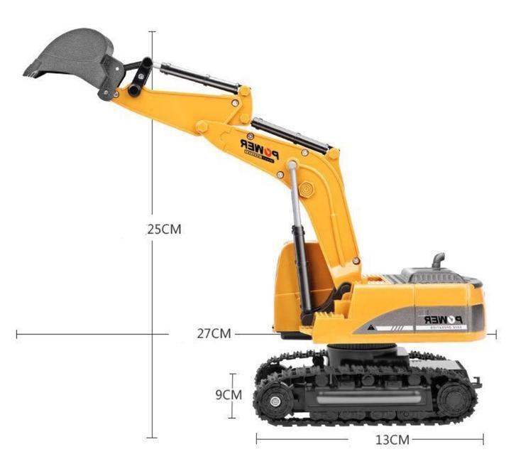 Alloy Remote Control Excavator | Lights And Sound