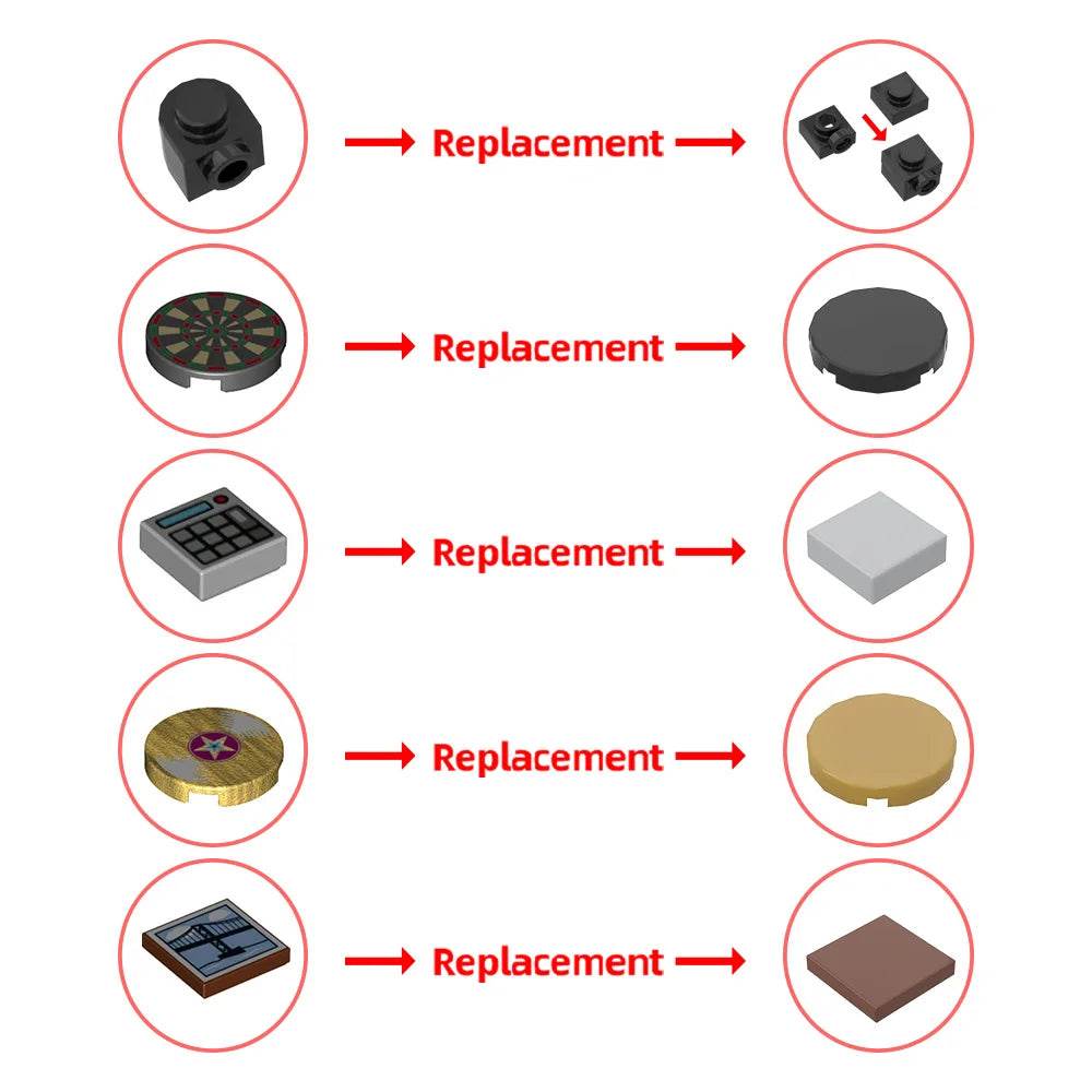 1739PCS MOC-152941 Moe's Tavern Building Blocks Building Bricks MOC Gift - ToylandEU