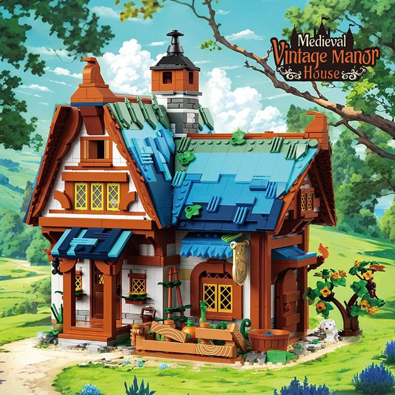1749PCS Medieval Manor House Building Blocks Set For Kids - ToylandEU
